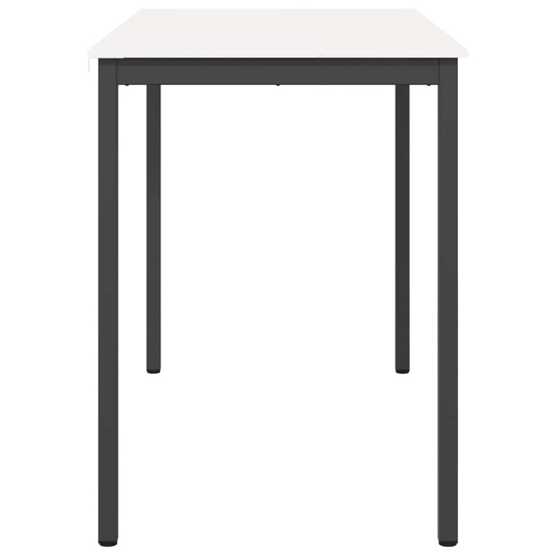 Stół barowy Biały 150 x 80 x 105 cm Lite drewno sosnowe