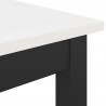 Stół barowy Biały 150 x 80 x 105 cm Lite drewno sosnowe