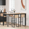 Stół barowy Naturalny 180 x 90 x 105 cm Lite drewno sosnowe