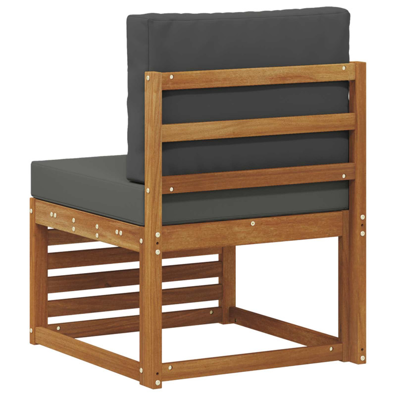 Środkowa sofa ogrodowa Lite Drewno Akacji Naturalny