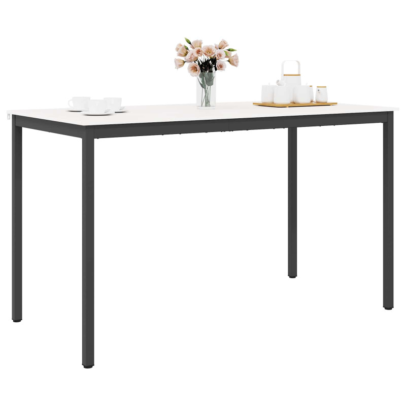 Stół barowy Biały 180 x 90 x 105 cm Lite drewno sosnowe