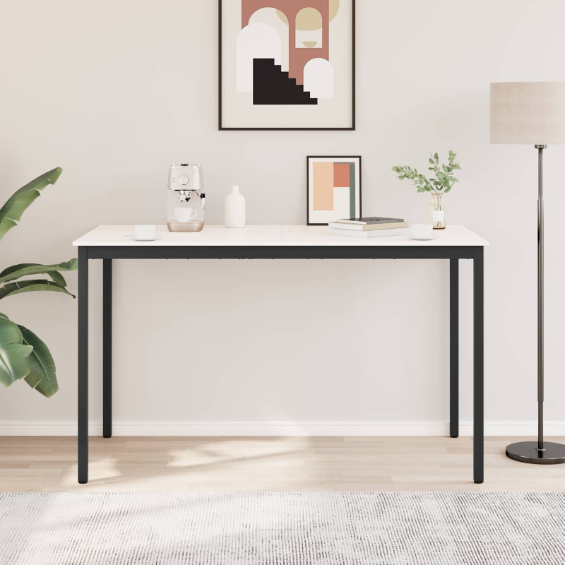Stół barowy Biały 180 x 90 x 105 cm Lite drewno sosnowe