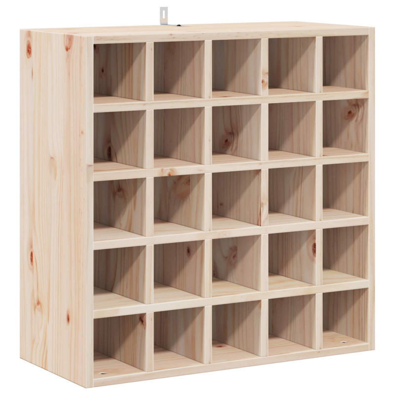 Regał na wino 2 pcs Naturalny 56 x 25 x 56 cm