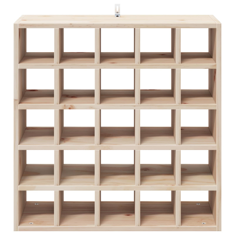 Regał na wino 2 pcs Naturalny 56 x 25 x 56 cm