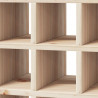 Regał na wino 2 pcs Naturalny 56 x 25 x 56 cm