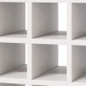 Regał na wino 2 pcs Biały 56 x 25 x 56 cm Lite drewno sosnowe