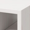 Regał na wino 2 pcs Biały 56 x 25 x 56 cm Lite drewno sosnowe