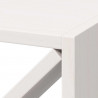 Regał na wino 2 pcs Biały 62 x 25 x 62 cm Lite drewno sosnowe