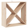 Regał na wino 4 pcs Naturalny 62 x 25 x 62 cm