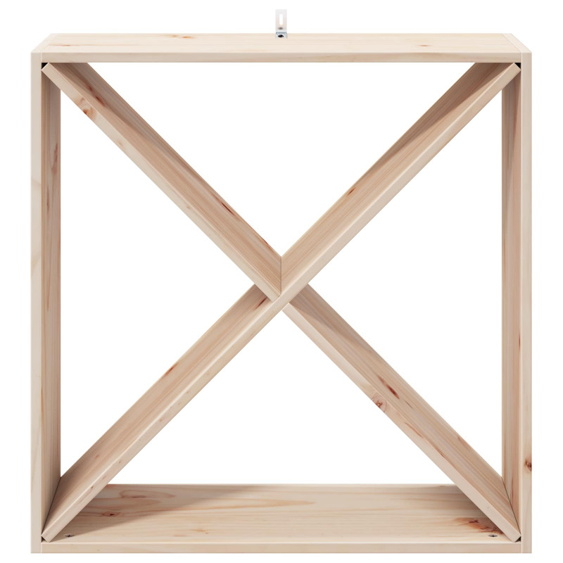 Regał na wino 4 pcs Naturalny 62 x 25 x 62 cm