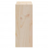 Regał na wino 4 pcs Naturalny 62 x 25 x 62 cm