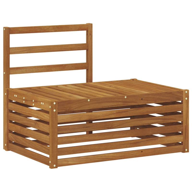 Sofa końcowa na zewnątrz Naturalny 91 x 63 x 73 cm
