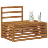 Sofa końcowa na zewnątrz Naturalny 91 x 63 x 73 cm