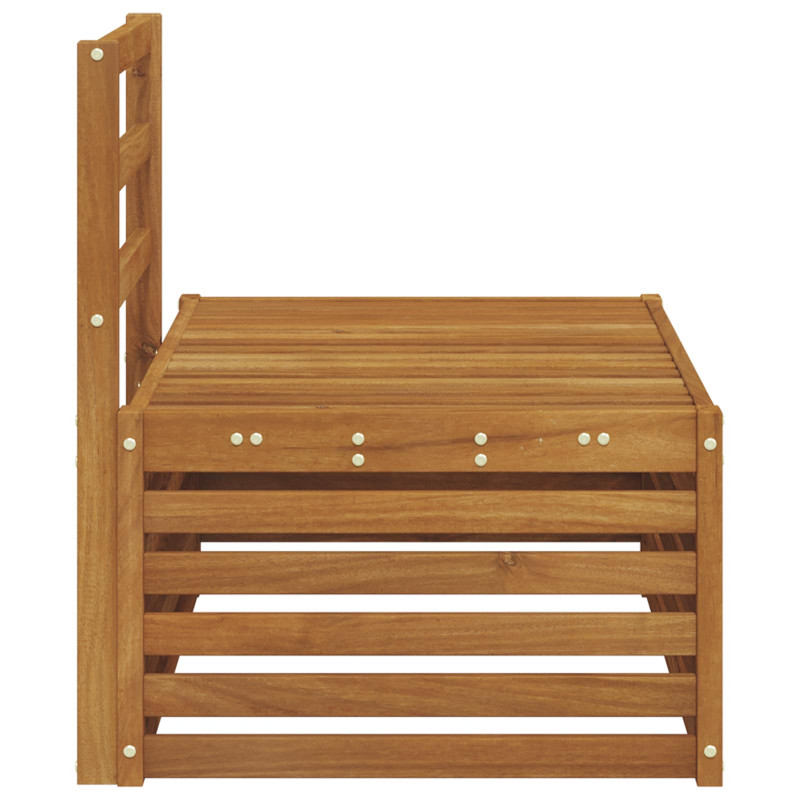 Sofa końcowa na zewnątrz Naturalny 91 x 63 x 73 cm