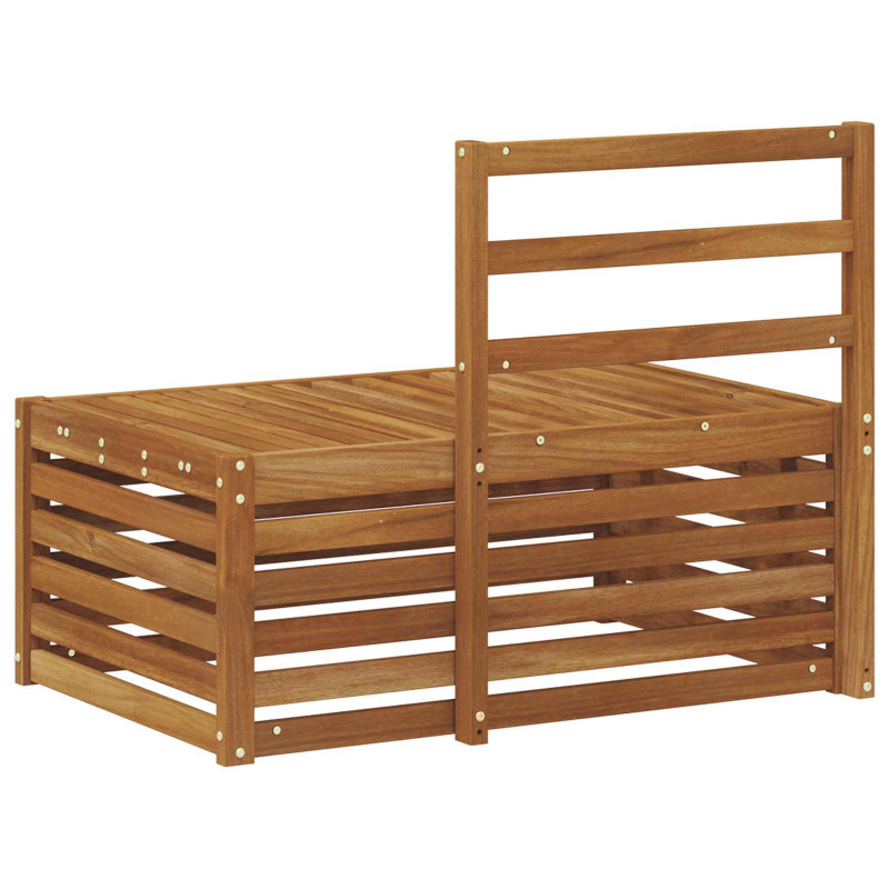 Sofa końcowa na zewnątrz Naturalny 91 x 63 x 73 cm