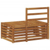 Sofa końcowa na zewnątrz Naturalny 91 x 63 x 73 cm