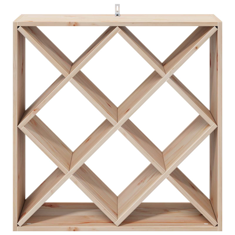 Regał na wino 2 pcs Naturalny 62 x 25 x 62 cm
