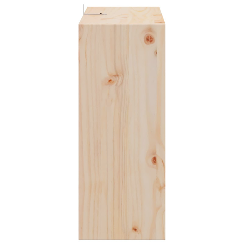 Regał na wino 2 pcs Naturalny 62 x 25 x 62 cm