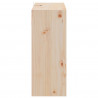 Regał na wino 2 pcs Naturalny 62 x 25 x 62 cm