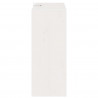 Regał na wino 2 pcs Biały 62 x 25 x 62 cm Lite drewno sosnowe