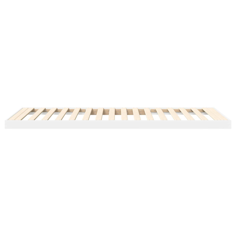 Stelaż łóżkowy Biały 75 x 190 cm Materiał drewnopochodny