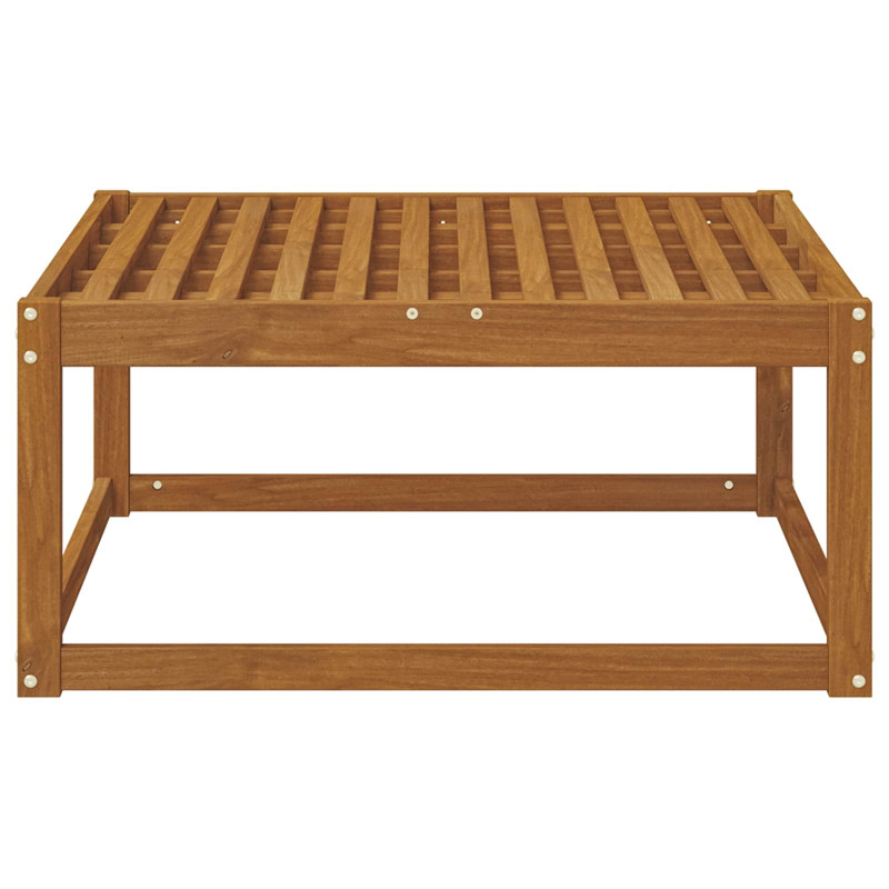 Pufa na zewnątrz Lite Drewno Akacji Naturalny 79 x 79 x 37 cm