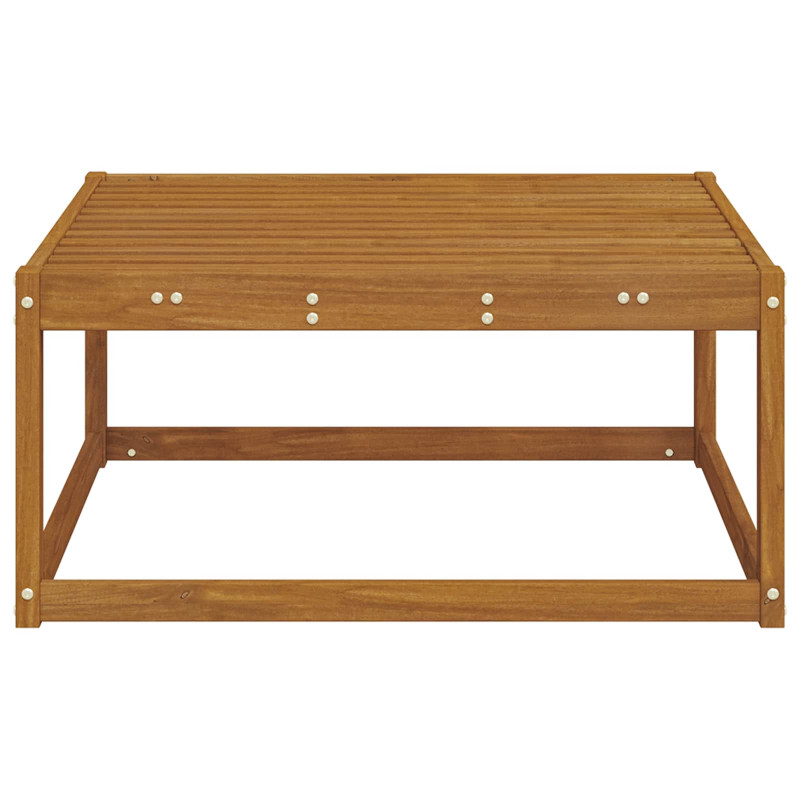 Pufa na zewnątrz Lite Drewno Akacji Naturalny 79 x 79 x 37 cm