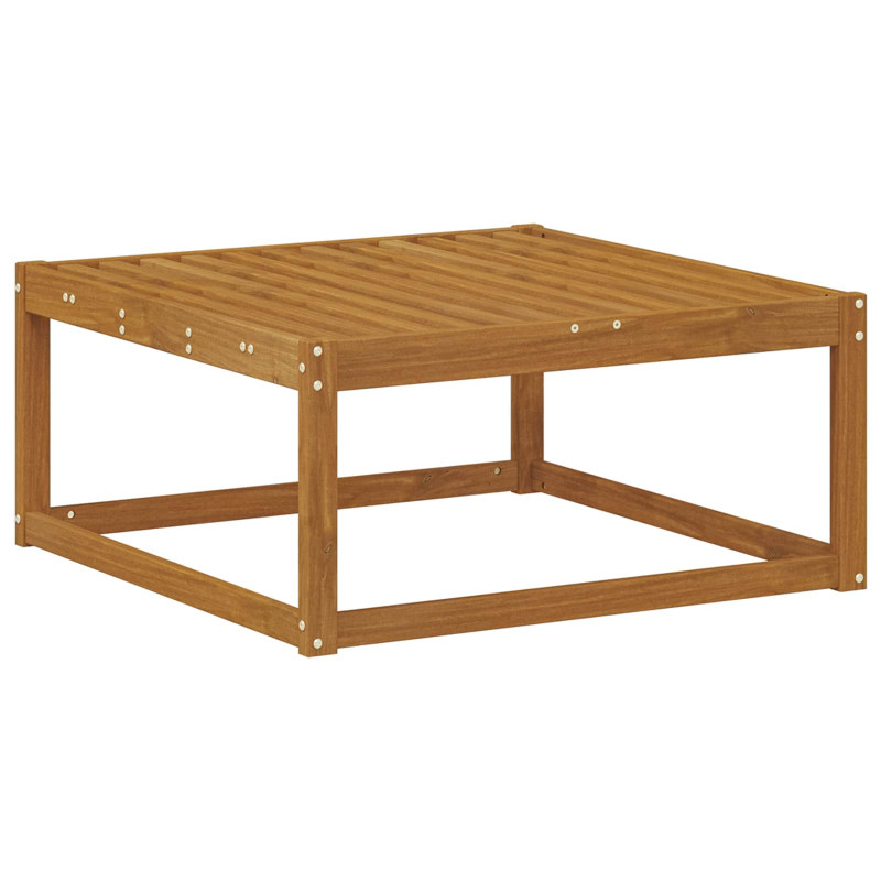 Pufa na zewnątrz Lite Drewno Akacji Naturalny 79 x 79 x 37 cm