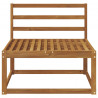 Środkowa sofa ogrodowa Lite Drewno Akacji Naturalny