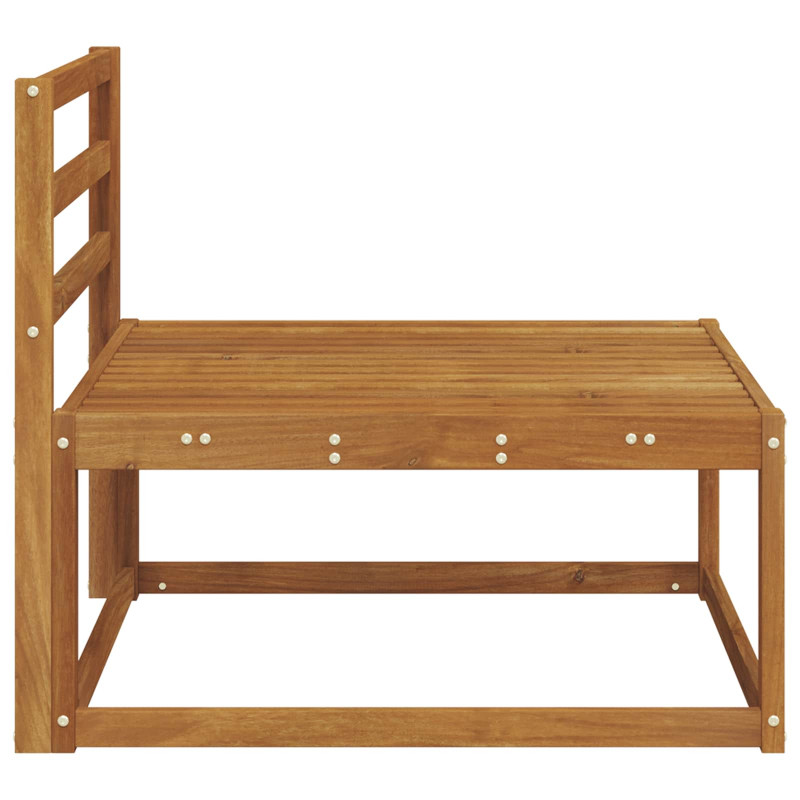 Środkowa sofa ogrodowa Lite Drewno Akacji Naturalny