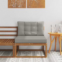 Środkowa sofa ogrodowa Lite Drewno Akacji Naturalny
