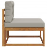 Środkowa sofa ogrodowa Lite Drewno Akacji Naturalny