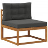 Środkowa sofa ogrodowa Lite Drewno Akacji Naturalny