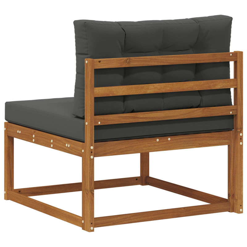 Środkowa sofa ogrodowa Lite Drewno Akacji Naturalny