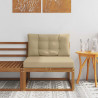 Środkowa sofa ogrodowa Lite Drewno Akacji Naturalny