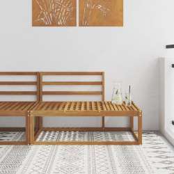 Sofa końcowa na zewnątrz Naturalny 115 x 83 x 73 cm