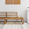 Sofa końcowa na zewnątrz Naturalny 115 x 83 x 73 cm