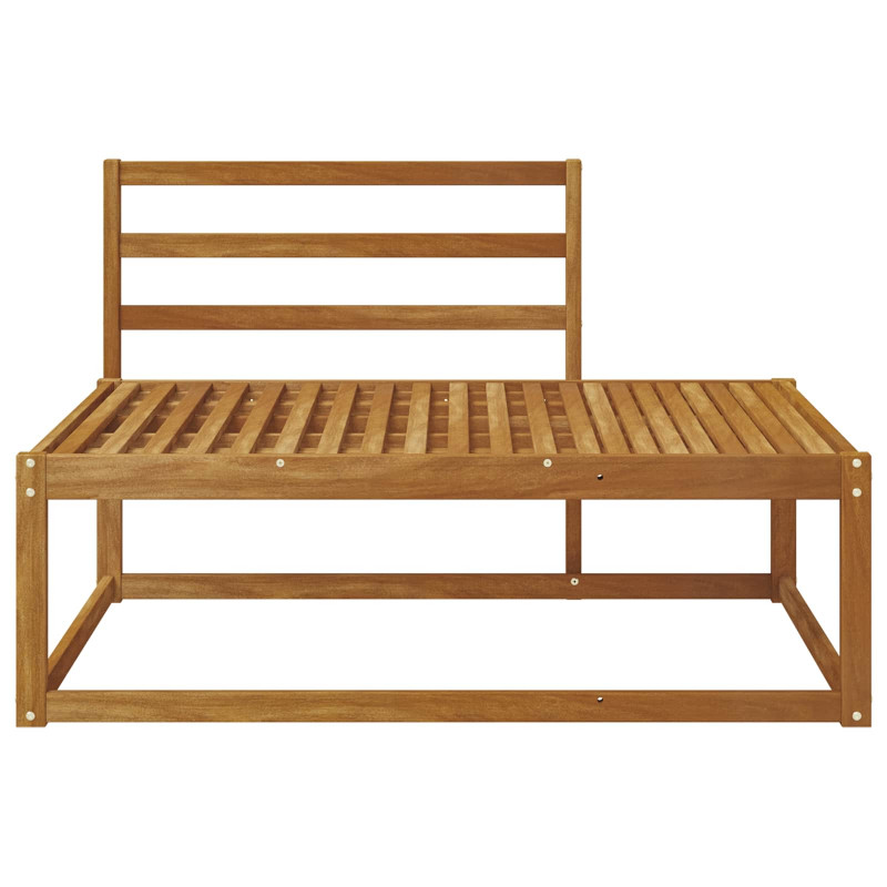 Sofa końcowa na zewnątrz Naturalny 115 x 83 x 73 cm