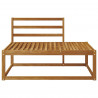 Sofa końcowa na zewnątrz Naturalny 115 x 83 x 73 cm