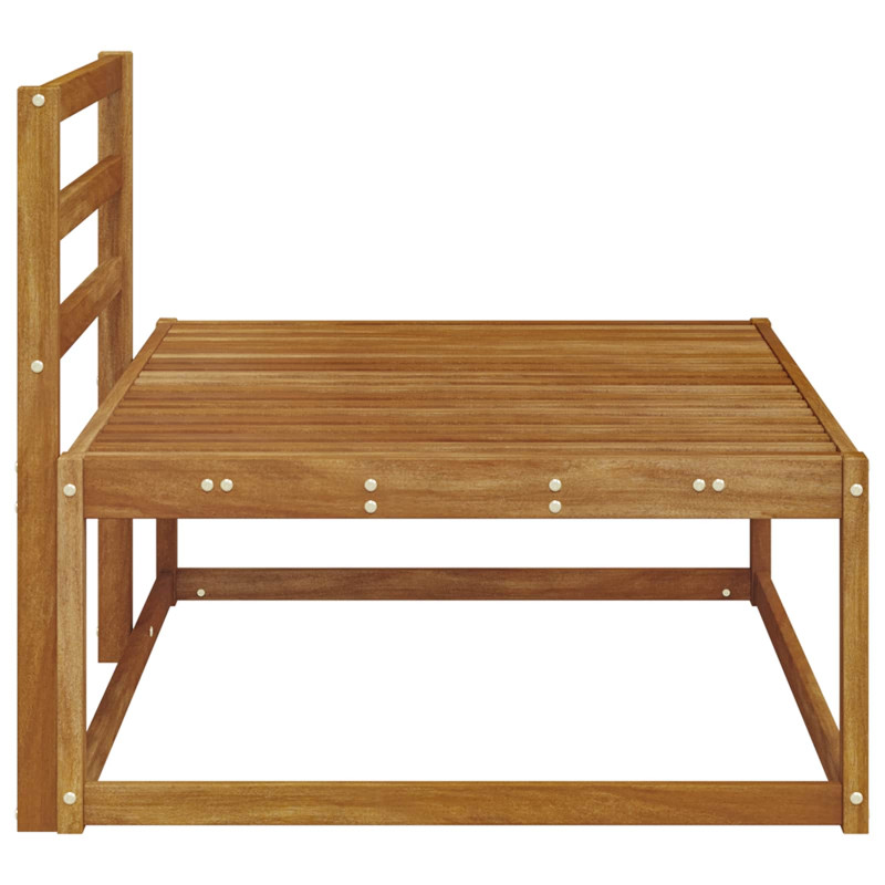 Sofa końcowa na zewnątrz Naturalny 115 x 83 x 73 cm