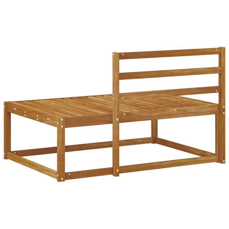 Sofa końcowa na zewnątrz Naturalny 115 x 83 x 73 cm