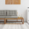 Sofa końcowa na zewnątrz z poduszką Naturalny 115 x 83 x 73 cm