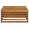 Pufa na zewnątrz Naturalny 79 x 79 x 37 cm Lite Drewno Akacji