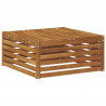 Pufa na zewnątrz Naturalny 79 x 79 x 37 cm Lite Drewno Akacji