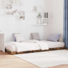 Stelaż łóżkowy Dąb wędzony 80 x 200 cm Materiał drewnopochodny