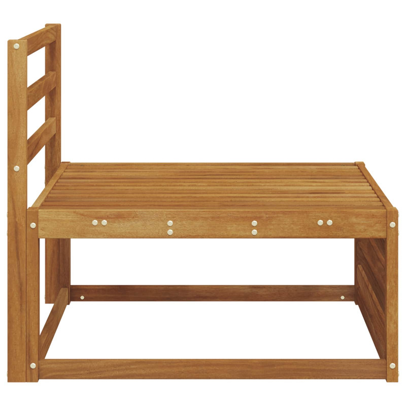 Środkowa sofa ogrodowa Lite Drewno Akacji Naturalny