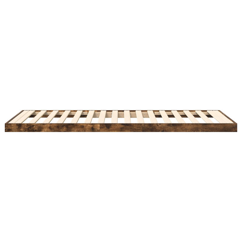Stelaż łóżkowy Dąb wędzony 80 x 200 cm Materiał drewnopochodny