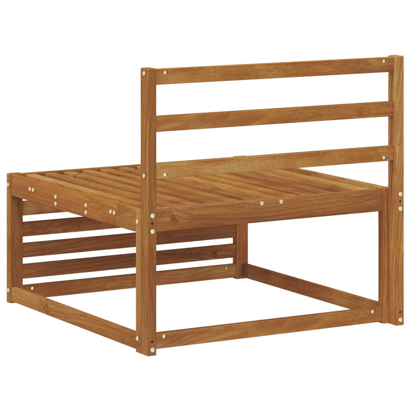 Środkowa sofa ogrodowa Lite Drewno Akacji Naturalny