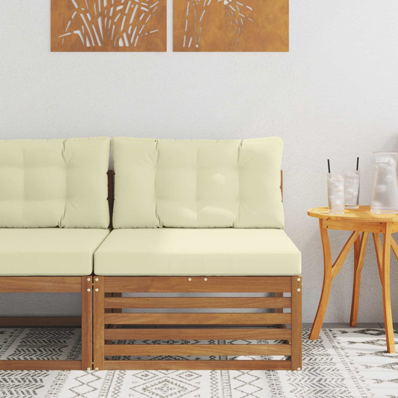 Sofa środkowa na zewnątrz Lite Drewno Akacji Naturalny