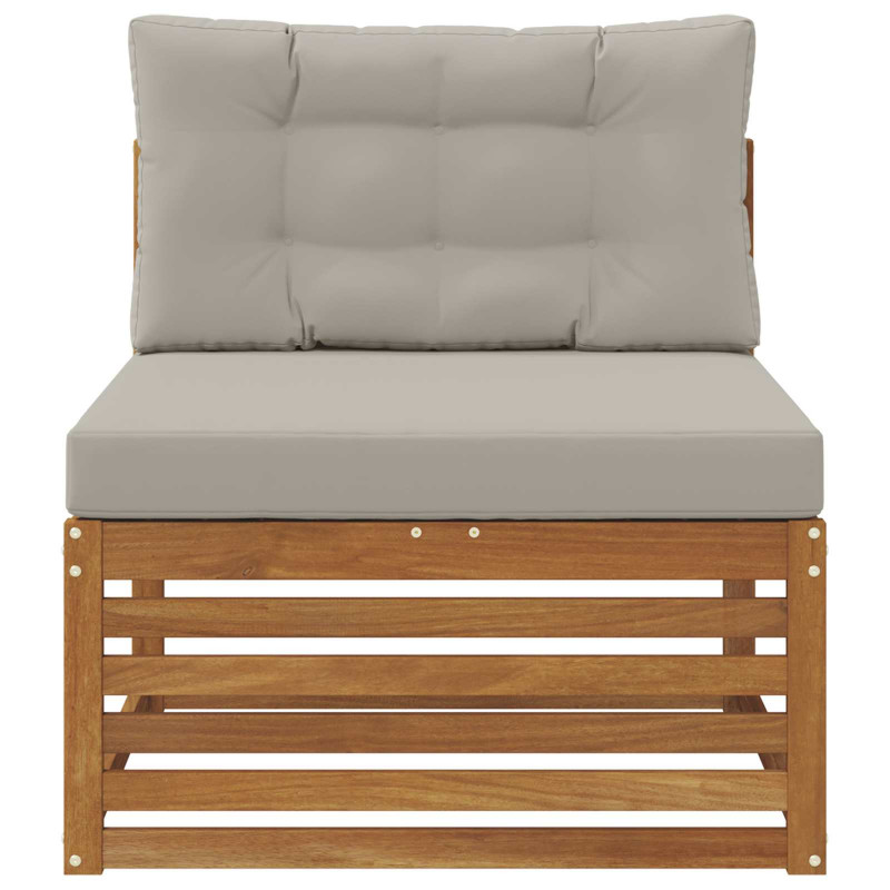 Sofa środkowa na zewnątrz Lite Drewno Akacji Naturalny